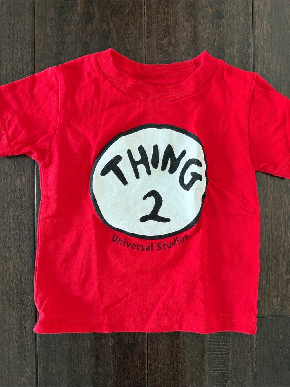 Universal Studios Dr. Seuss Kids Red 'Thing 2' Graphic Tee!
